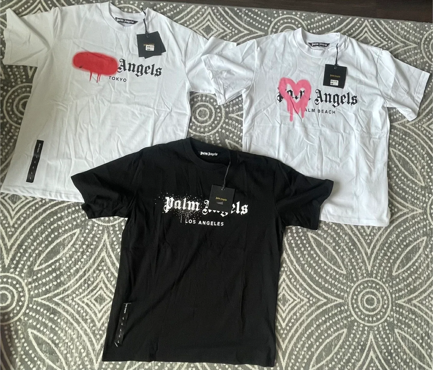 Palm Angels T-Shirts – Tokyo, Palm Beach, Los Angeles – Size L thumbnail