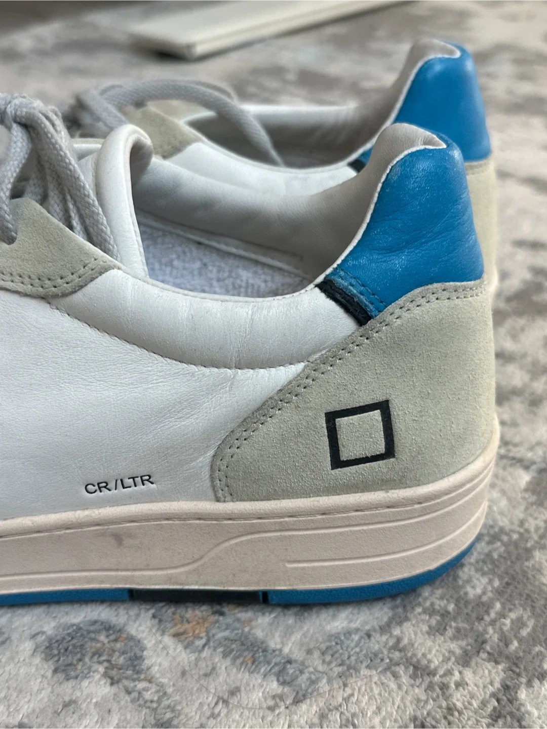 D.A.T.E. CR/LTR Sneakers, White/Grey, Size in img image indicator(2)