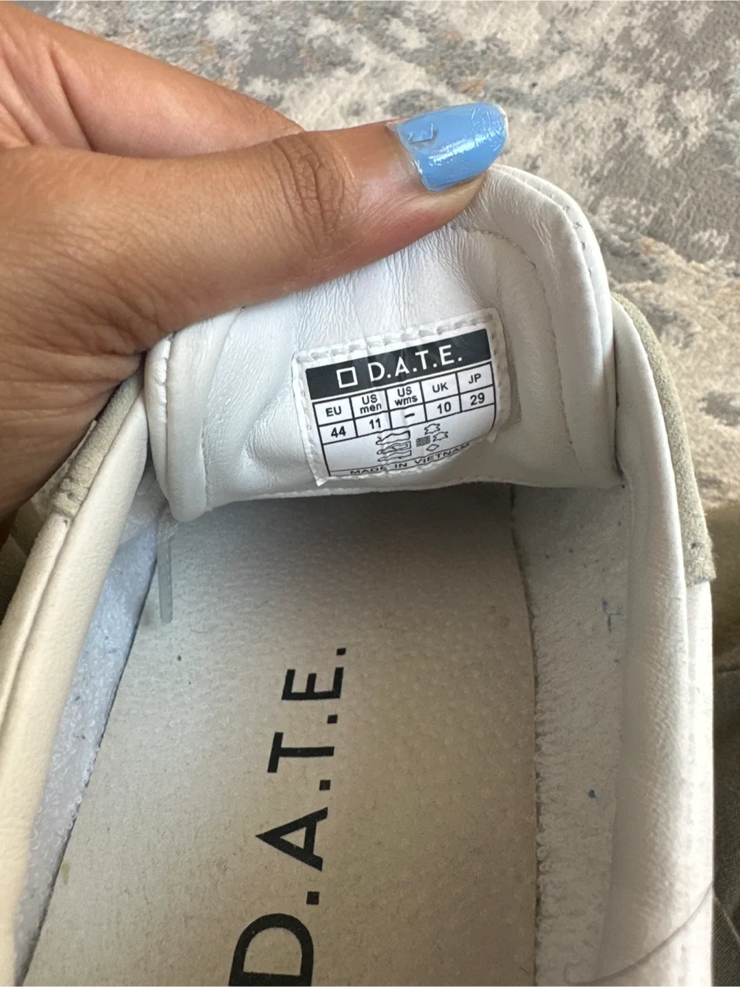 D.A.T.E. CR/LTR Sneakers, White/Grey, Size in img image indicator(7)