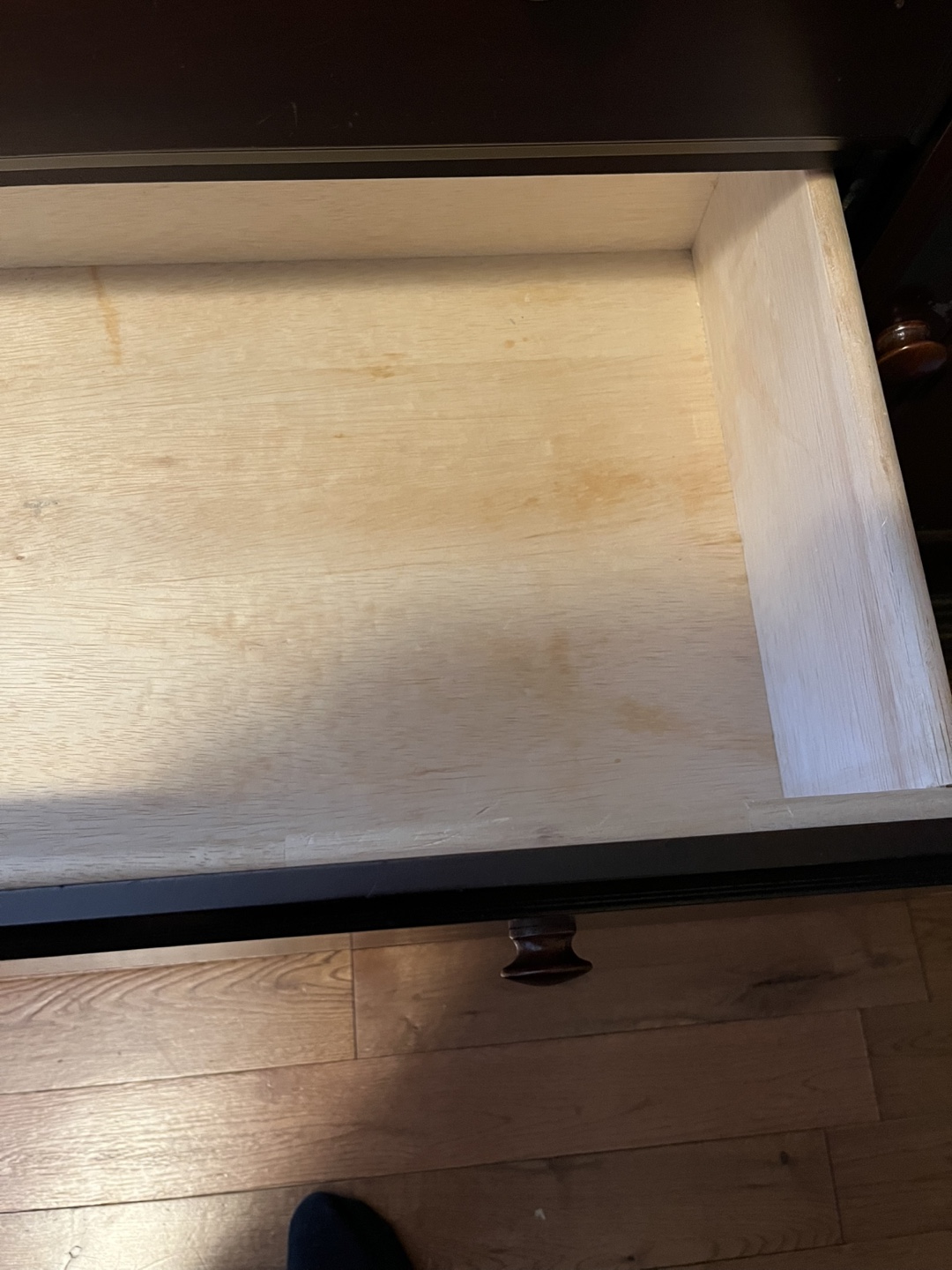 Dark Wood Dresser with Drawers