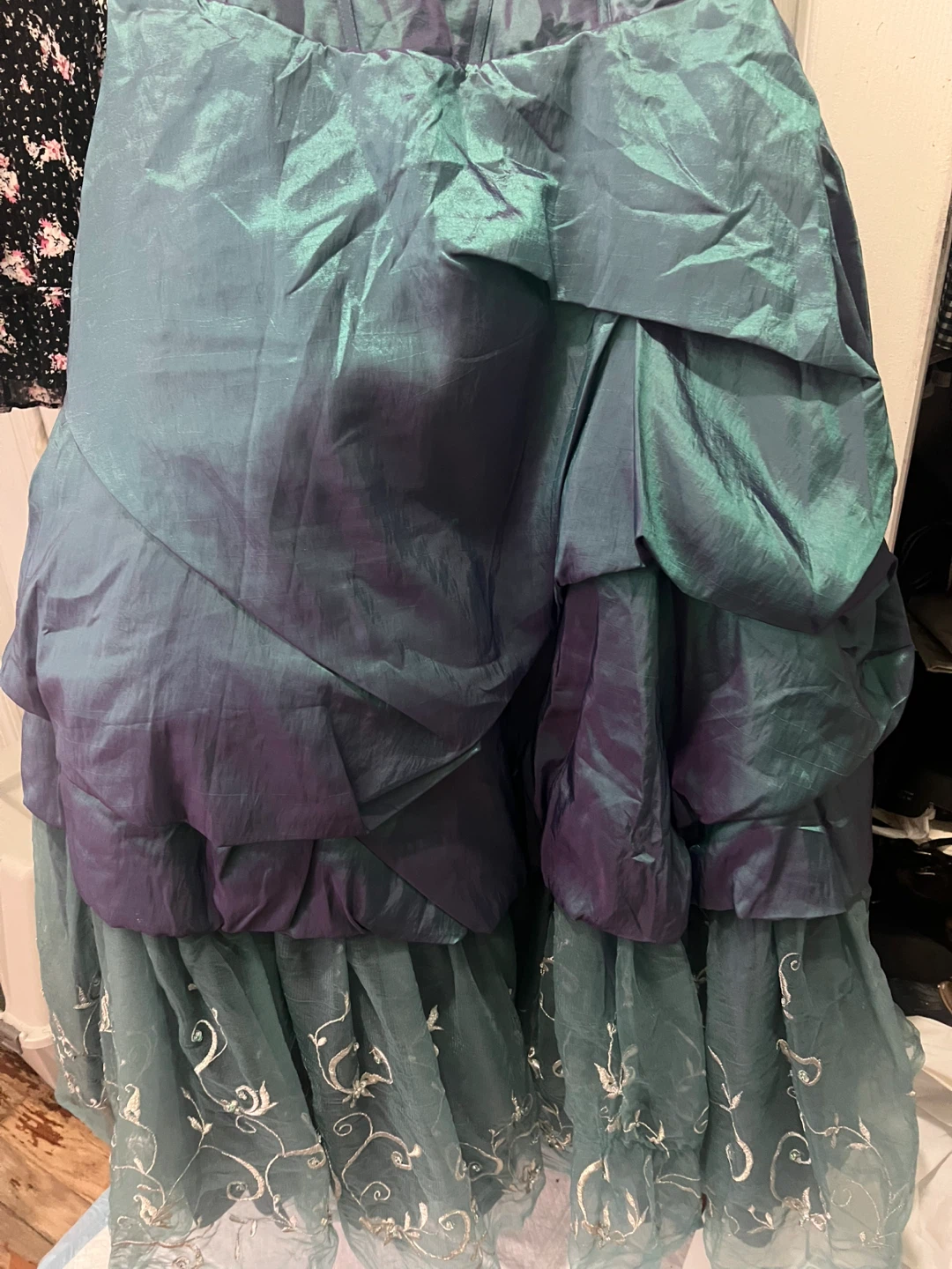 Green & Purple Formal Dress - photo 4