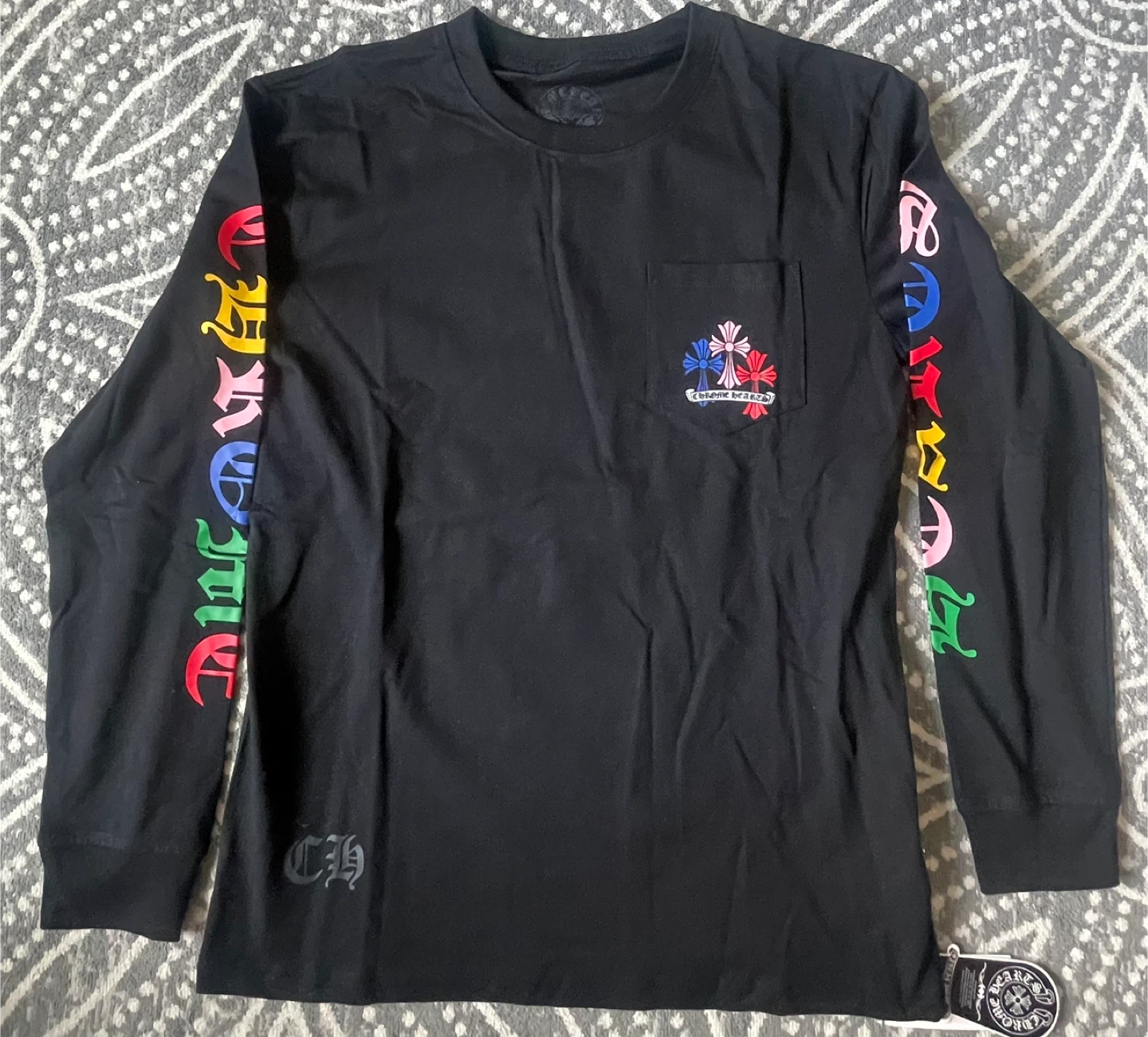 Chrome heart long sleeve - (size large)
