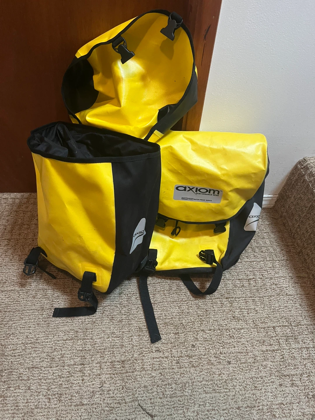 Axiom Yellow/Black Pannier Bags (Set of 3) - photo 4