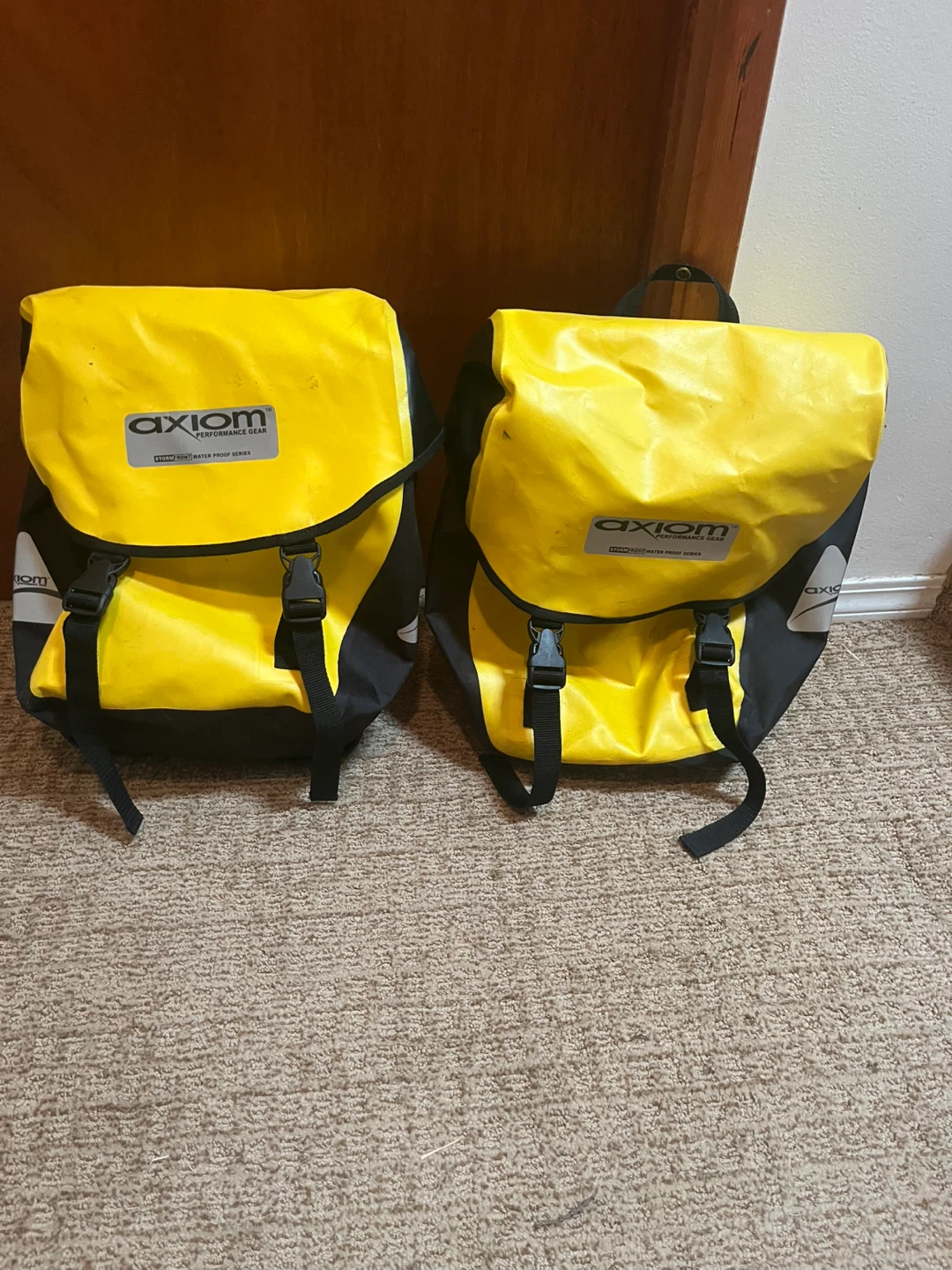 Axiom Yellow/Black Pannier Bags (Set of 3) - photo 2