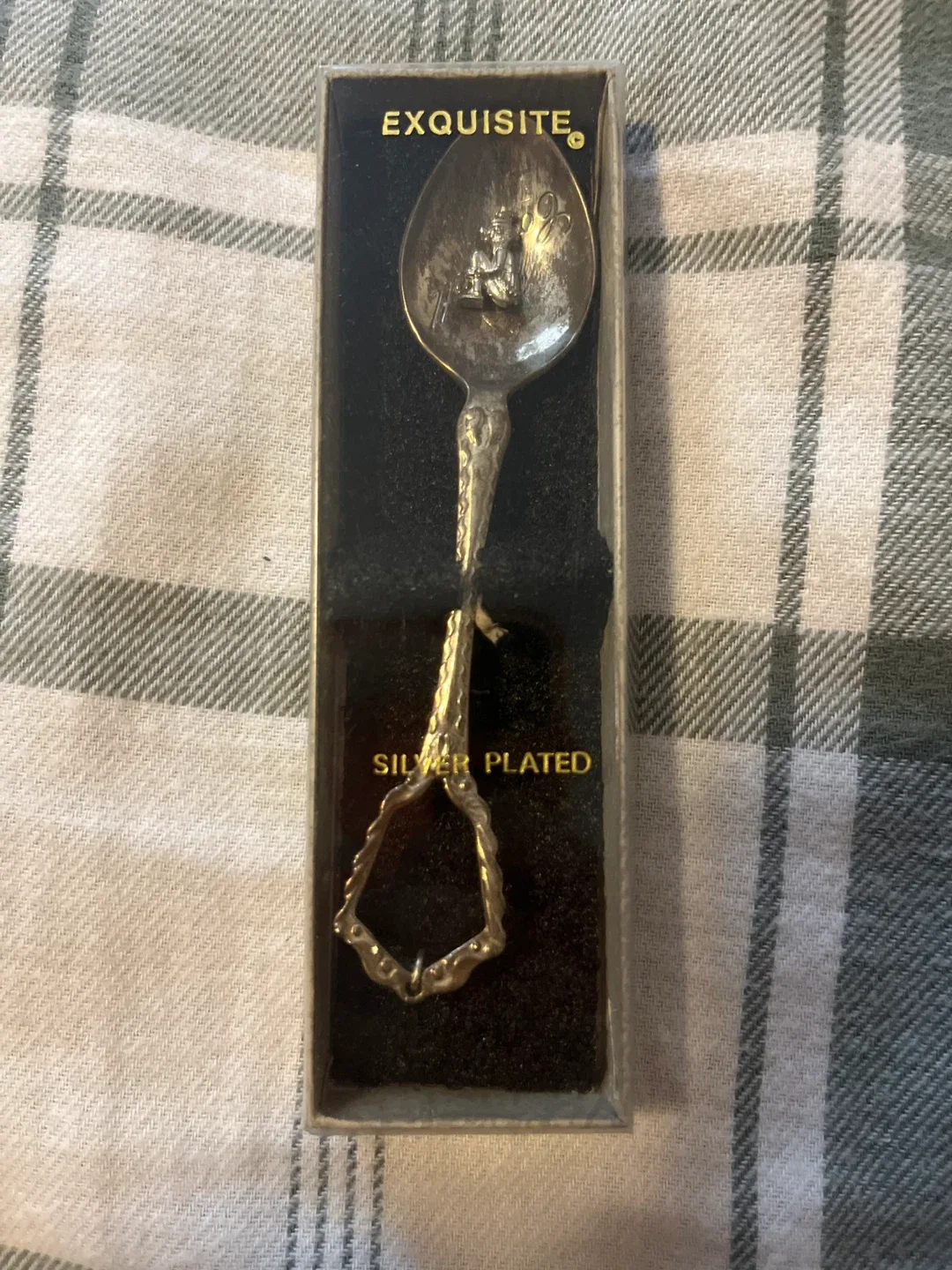Exquisite Silver Plated Spoon - New in Box thumbnail