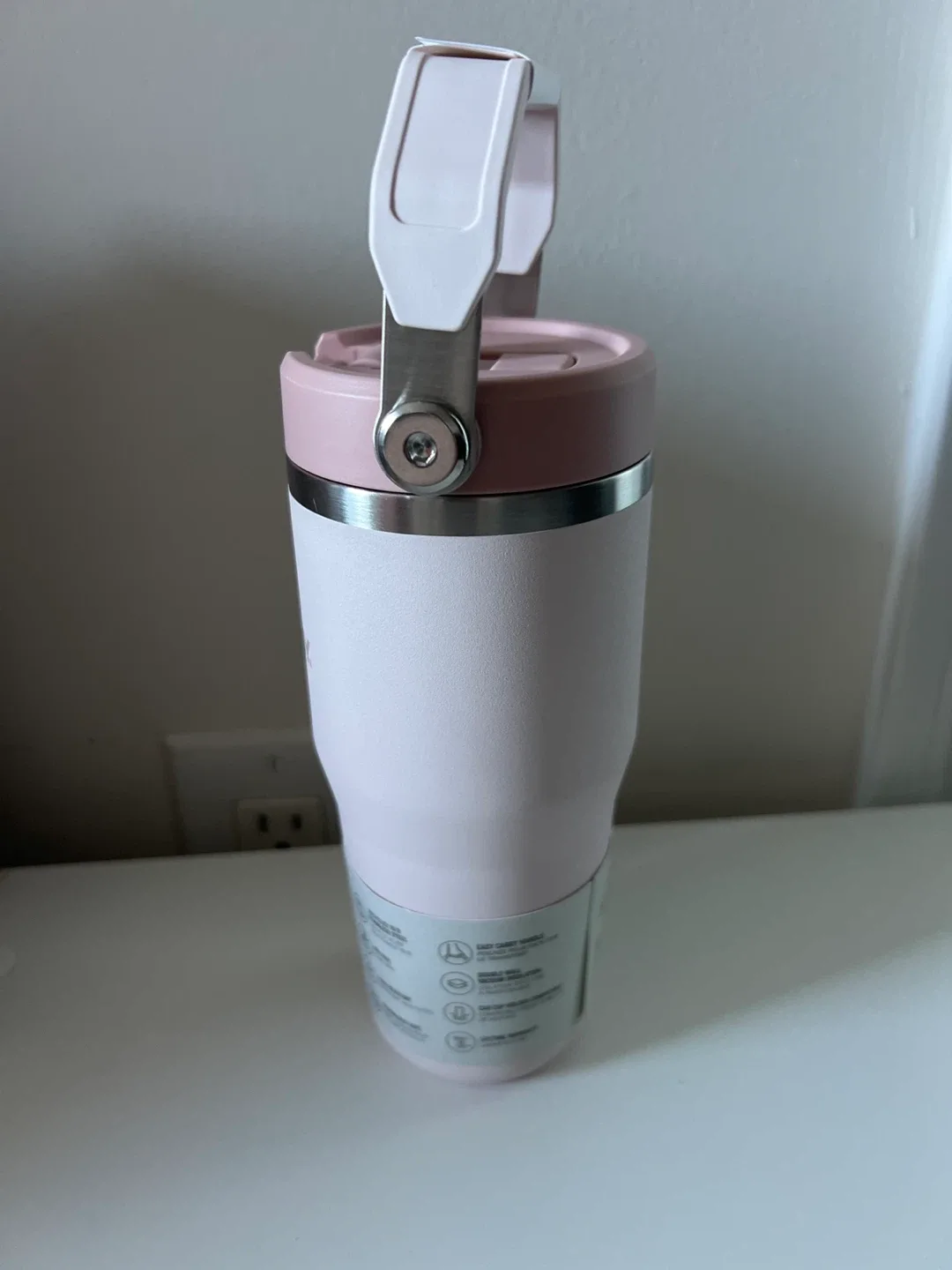 Stanley IceFlow Flip Straw Tumbler 14oz Pink image indicator(3)