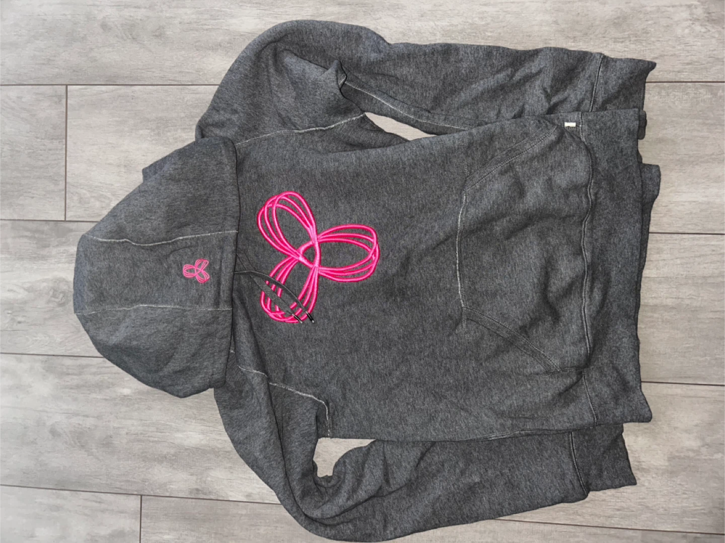 TNA Grey Hoodie, Size large - photo 3
