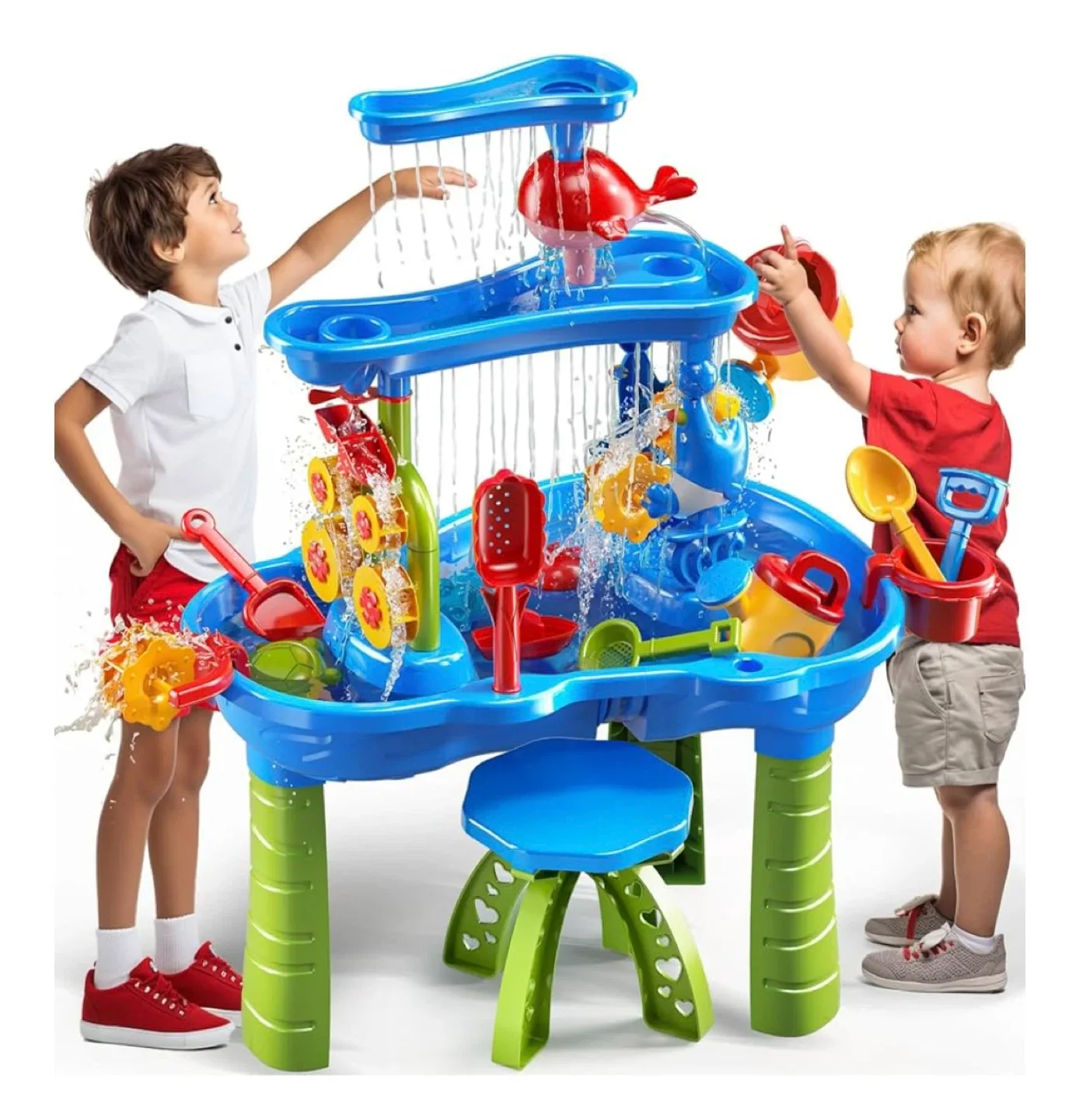 JUKUDAHU Sand Water Table for Kids image indicator(2)