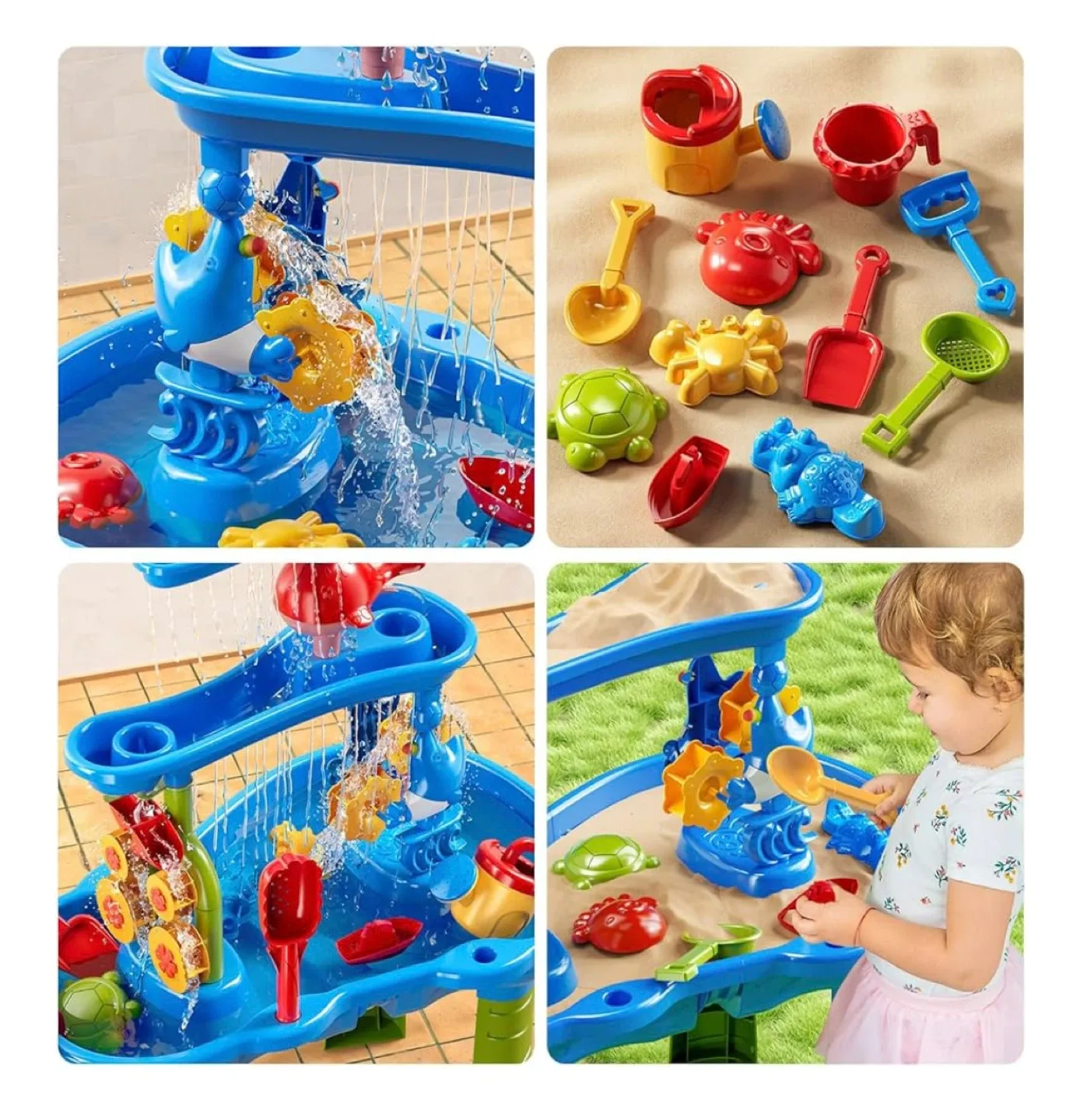 JUKUDAHU Sand Water Table for Kids image indicator(5)