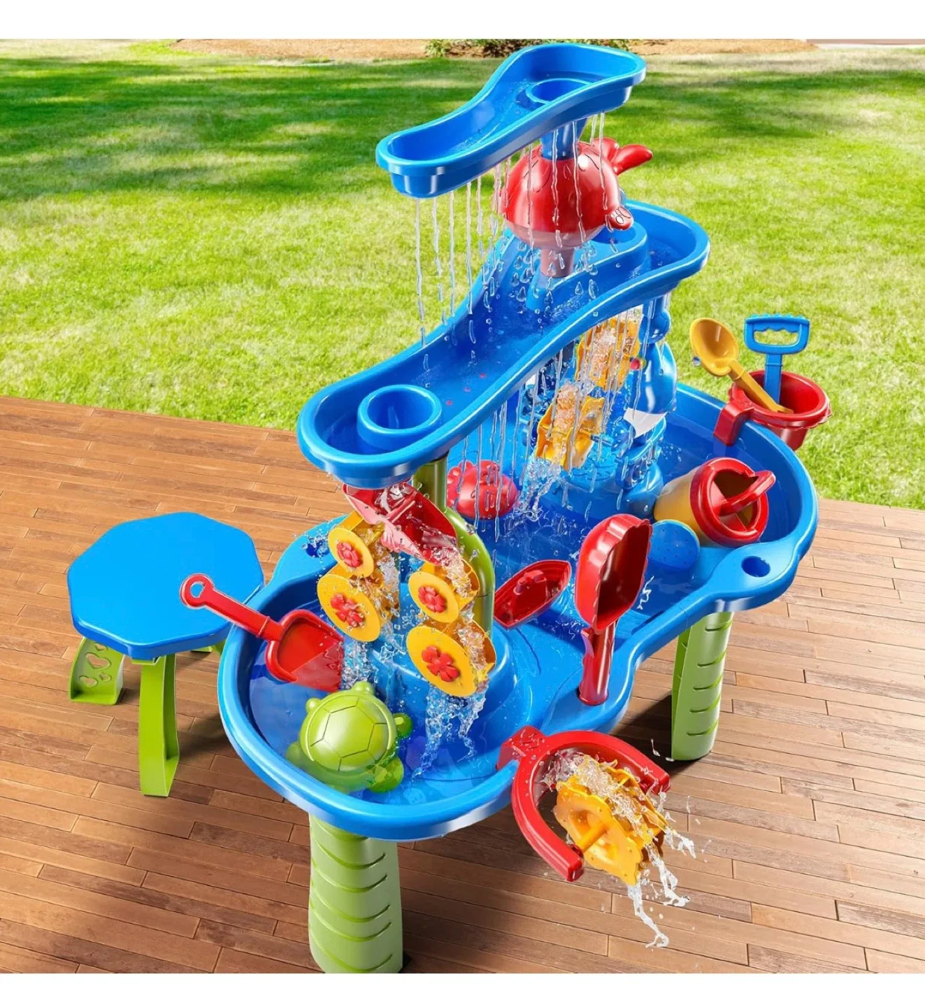 JUKUDAHU Sand Water Table for Kids image indicator(6)