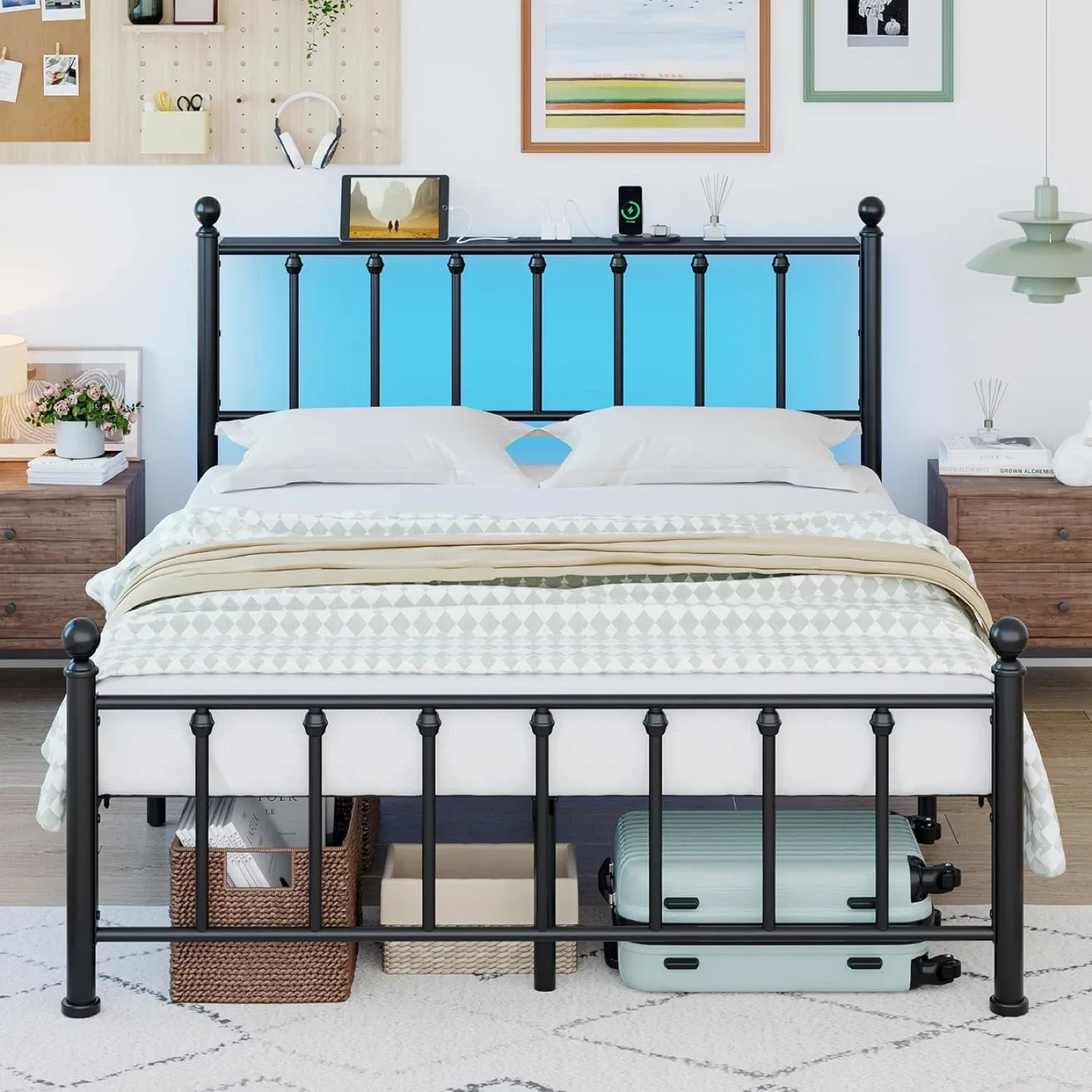 Queen bed frame with headboard/Footboard - Brand New thumbnail