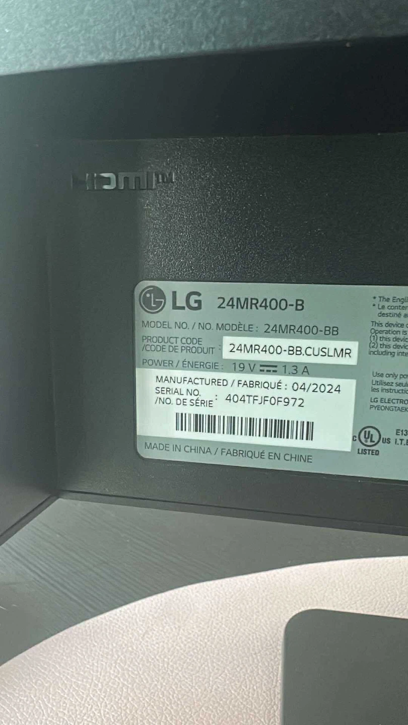 LG 24MR400-B 24-inch Monitor - photo 2