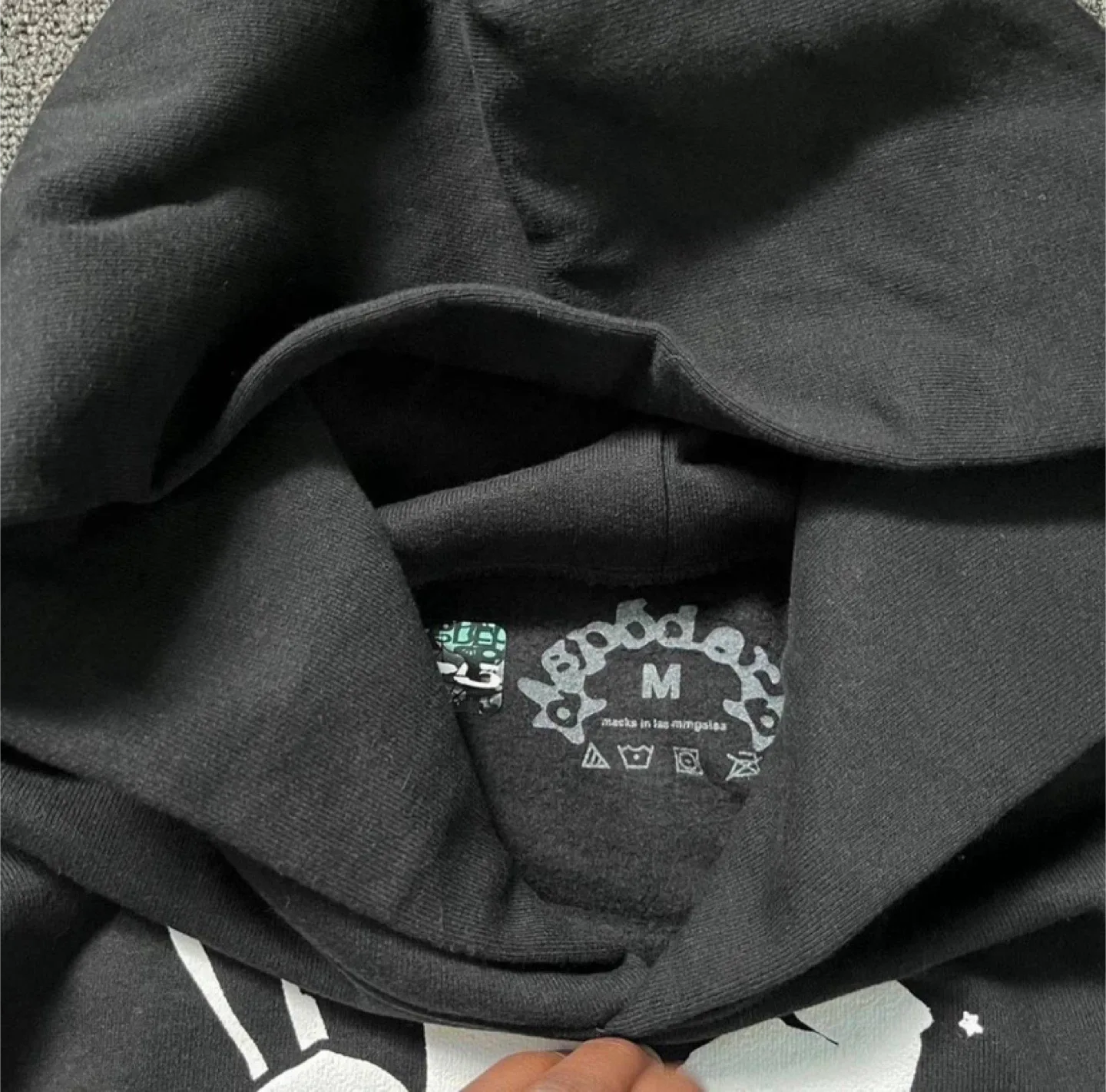 Sp5der OG Web Black Hoodie Men’s - All Sizes image indicator(3)