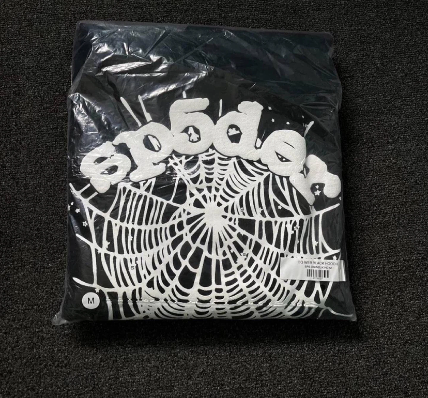 Sp5der OG Web Black Hoodie Men’s - All Sizes