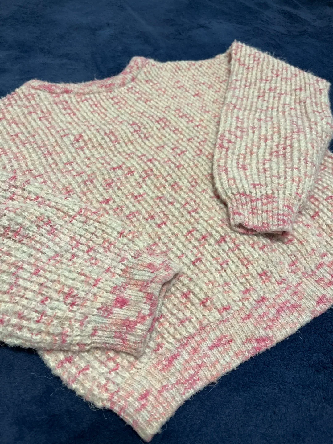 George Pink & White Knit Sweater thumbnail