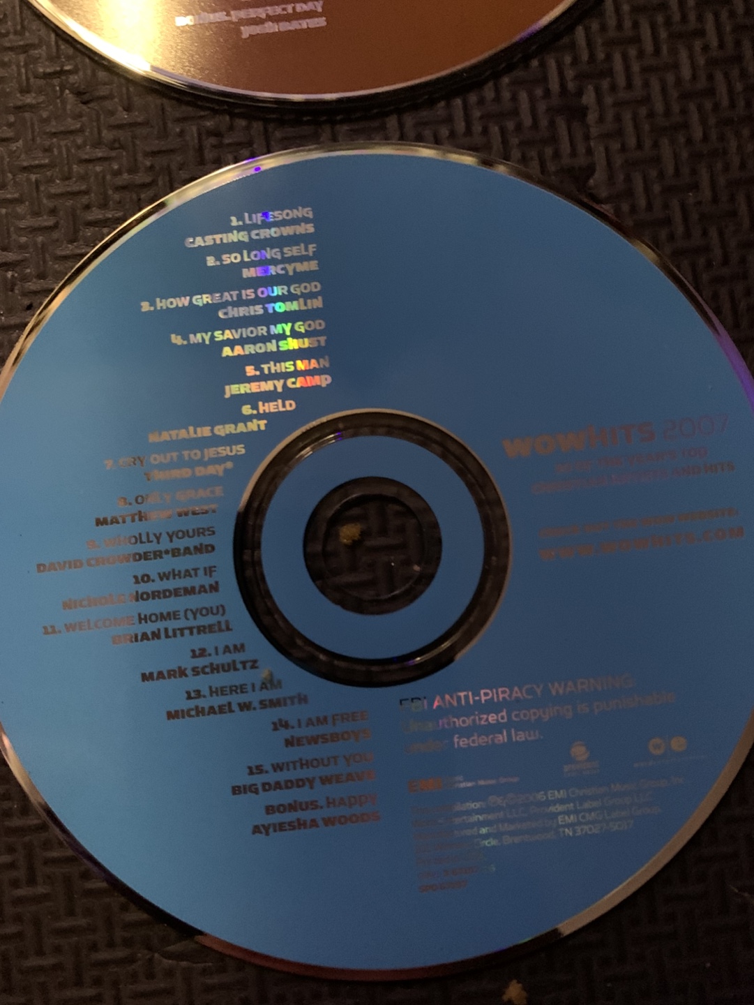 WOW Hits CDs - 2006 & 2007 - photo 3