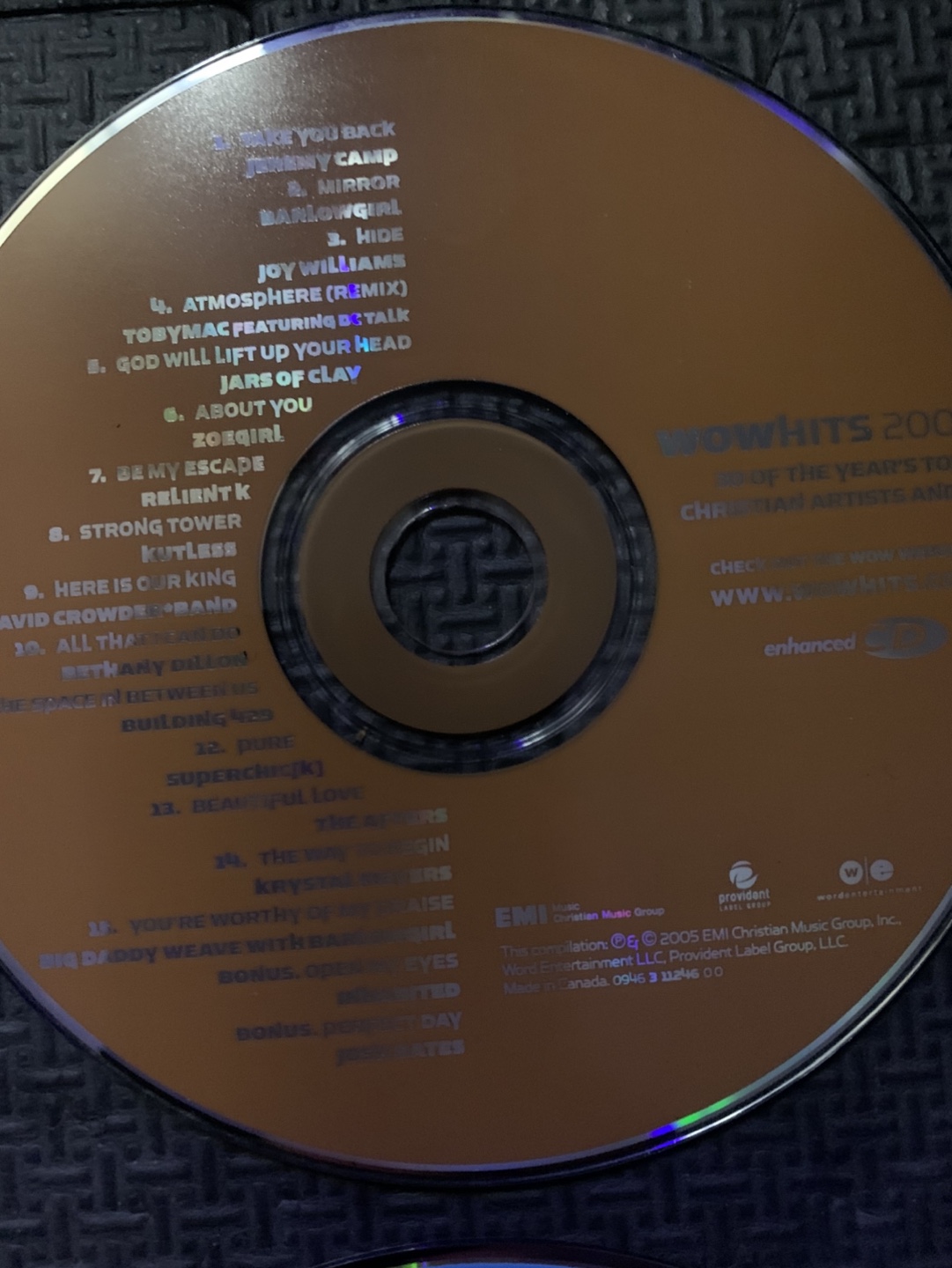 WOW Hits CDs - 2006 & 2007 - photo 5