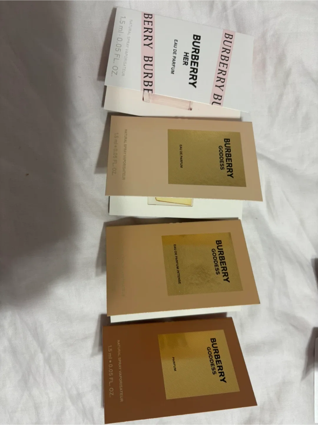 Burberry Perfume Samples (Her, Goddess, Berry) thumbnail