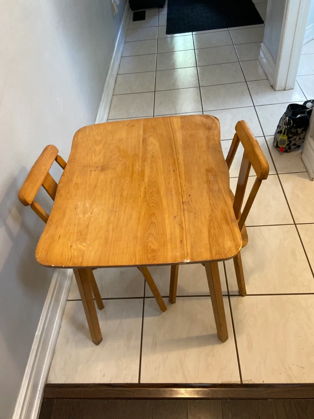 Kids Wooden Table and Chairs Set image indicator(3)