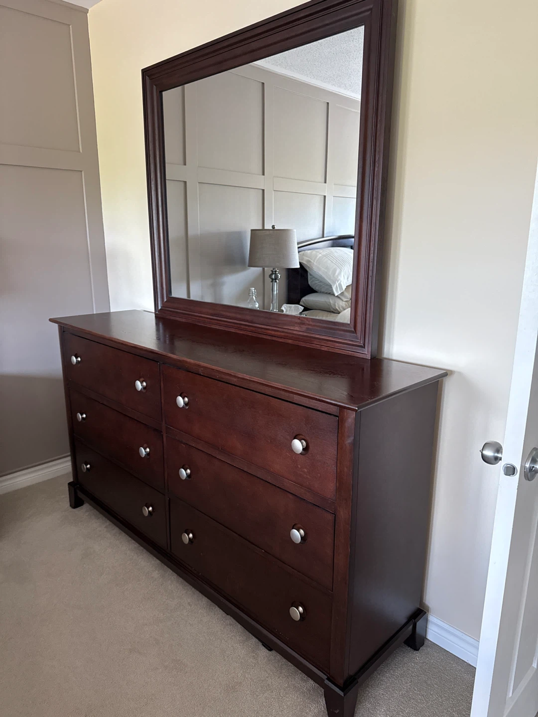 Dark Wood Dresser without mirror