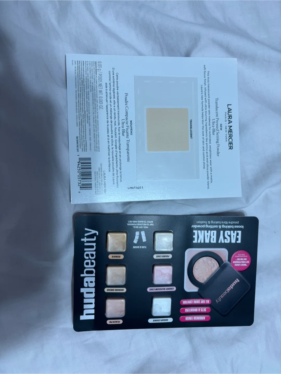 Laura Mercier Translucent Powder & Huda Beauty Easy Bake thumbnail