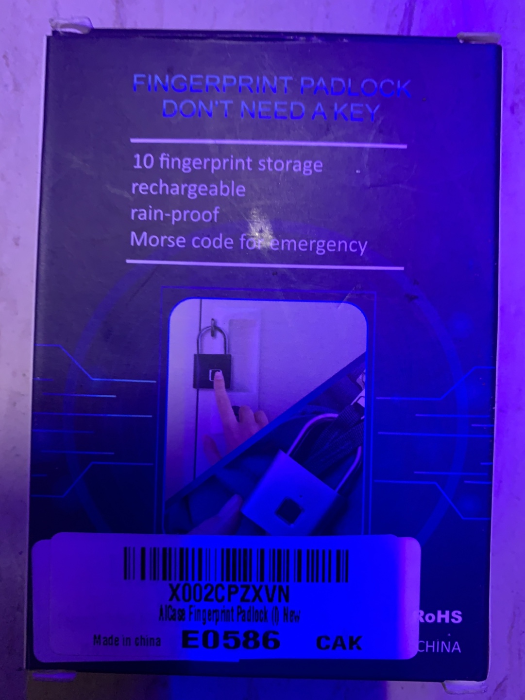 New AiCase Fingerprint Padlock - photo 2