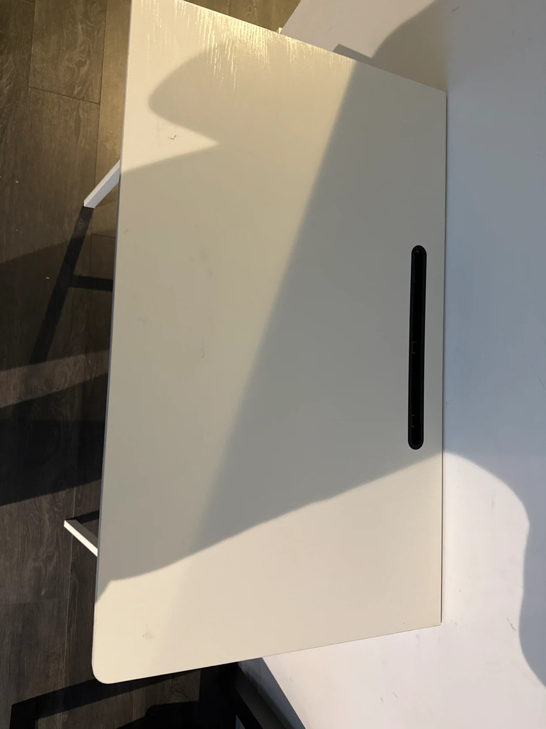 White Desk with Storage - photo 2
