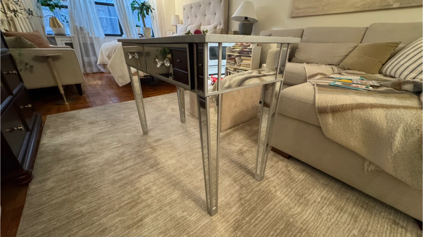 Mirrored Vanity Desk - photo 2