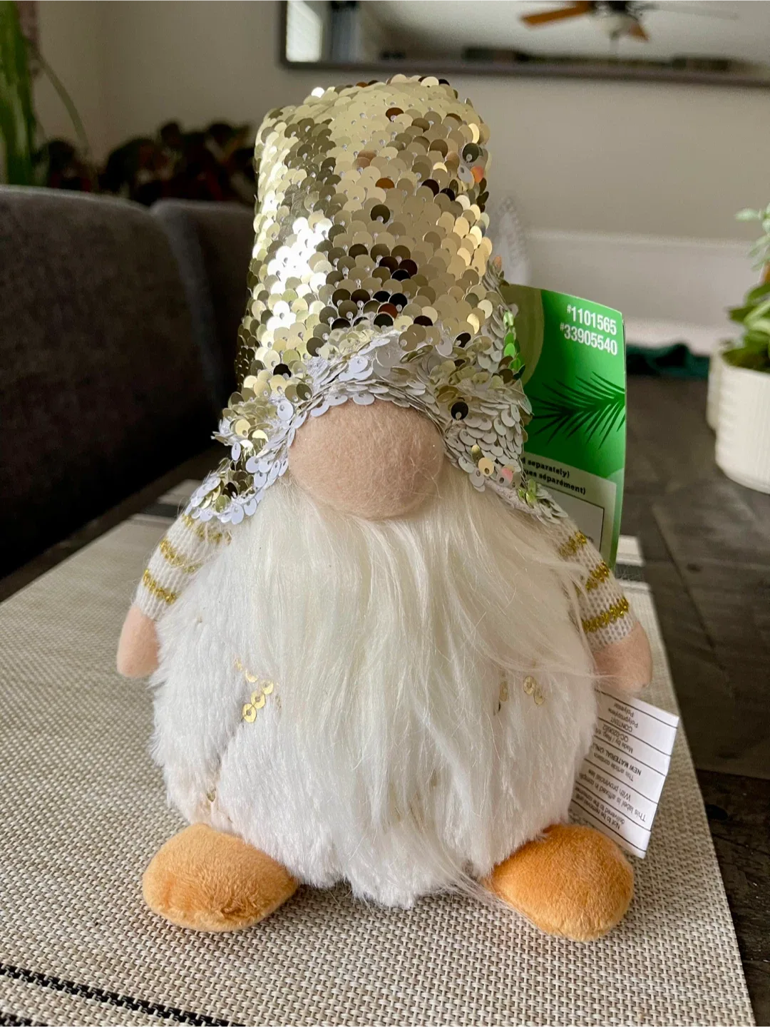 Sequin Hat Gnome Plush thumbnail