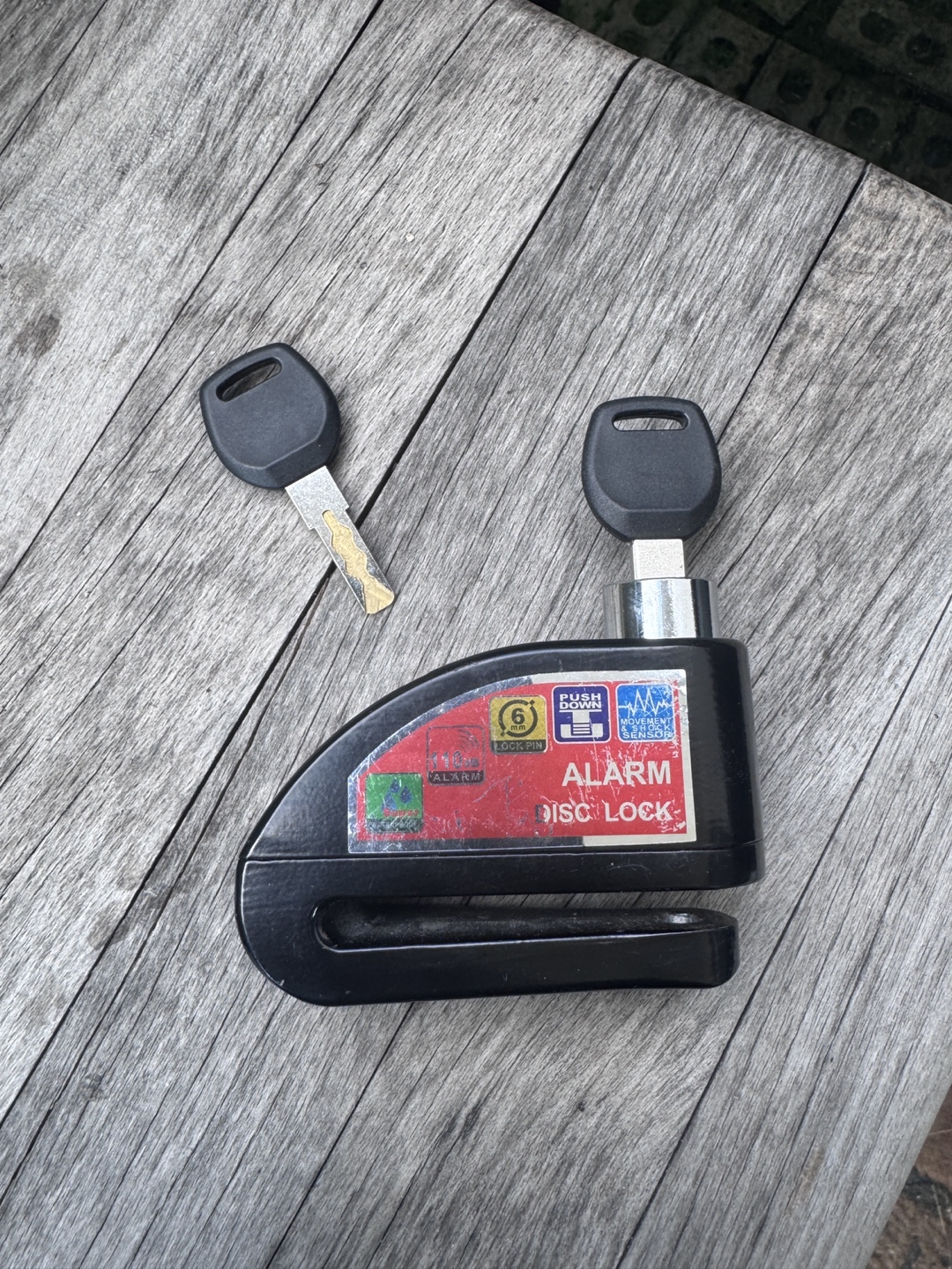 Alarm Disc Lock with Keys