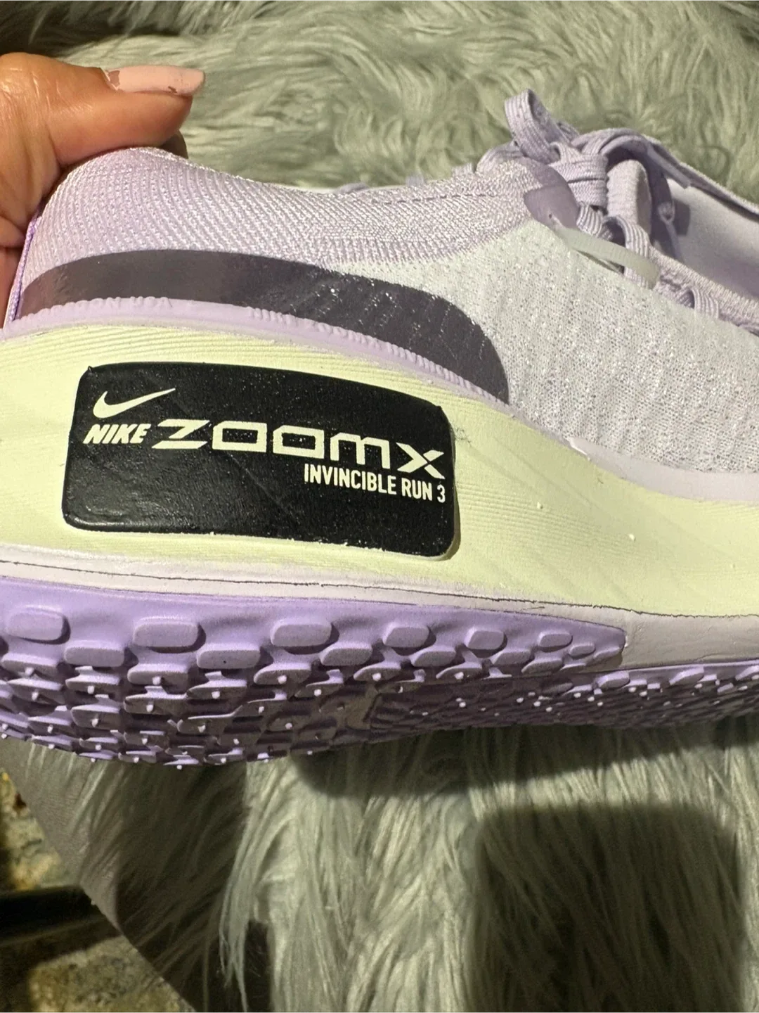 Nike ZoomX Invincible Run Fk3 Lilac Purple, Size 8.5 image indicator(4)