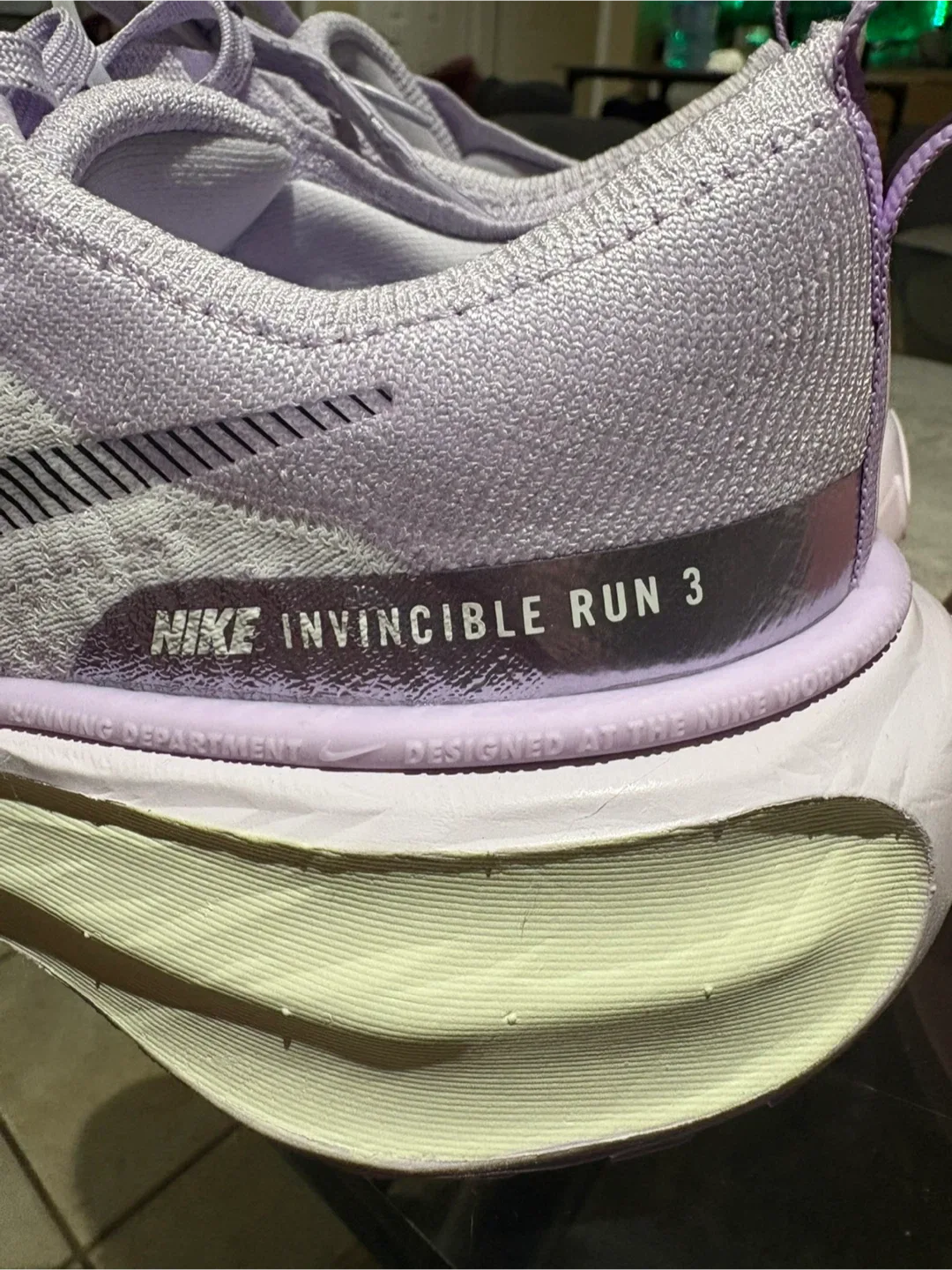 Nike ZoomX Invincible Run Fk3 Lilac Purple, Size 8.5 image indicator(9)