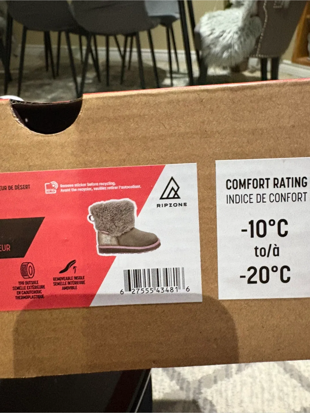 Riptone Faux Fur Boots - Size 11T image indicator(6)