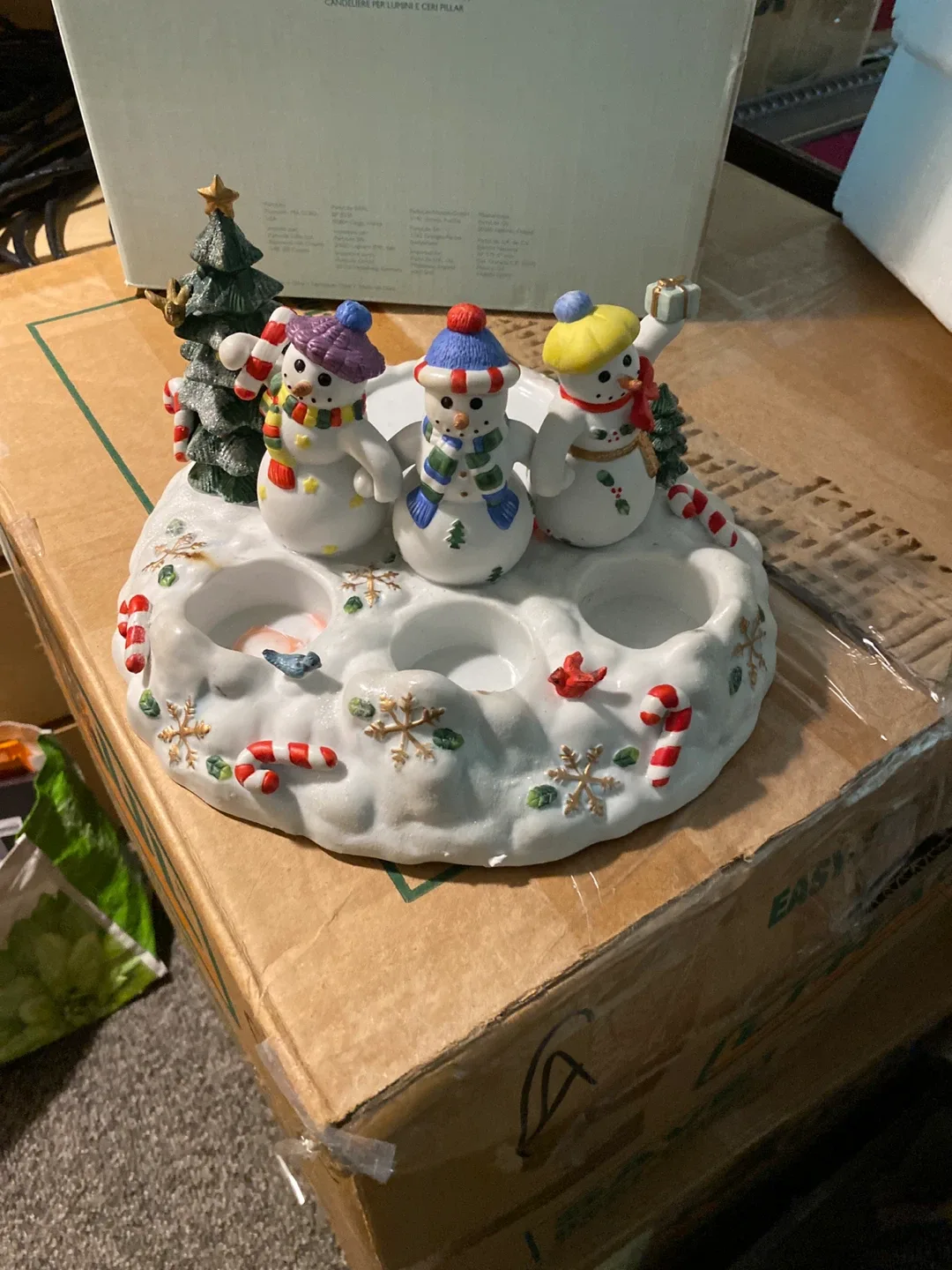 Snowman Candle Holder thumbnail