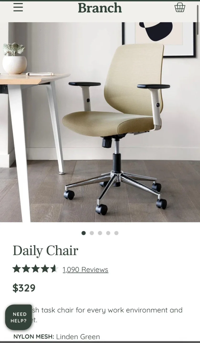 Beige Office Chair image indicator(4)