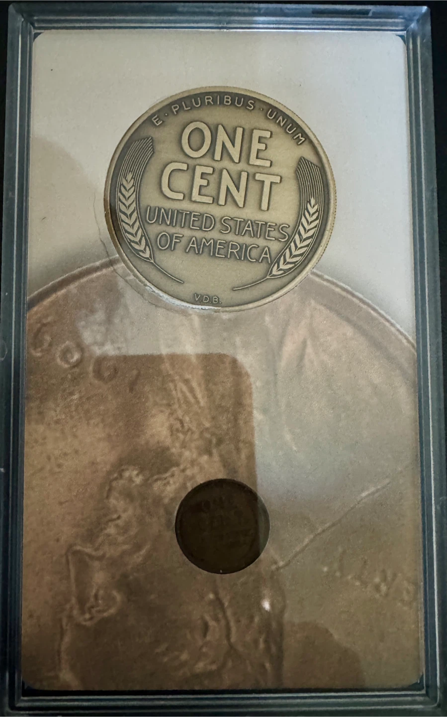 1909 VDB Penny & Replica - photo 2