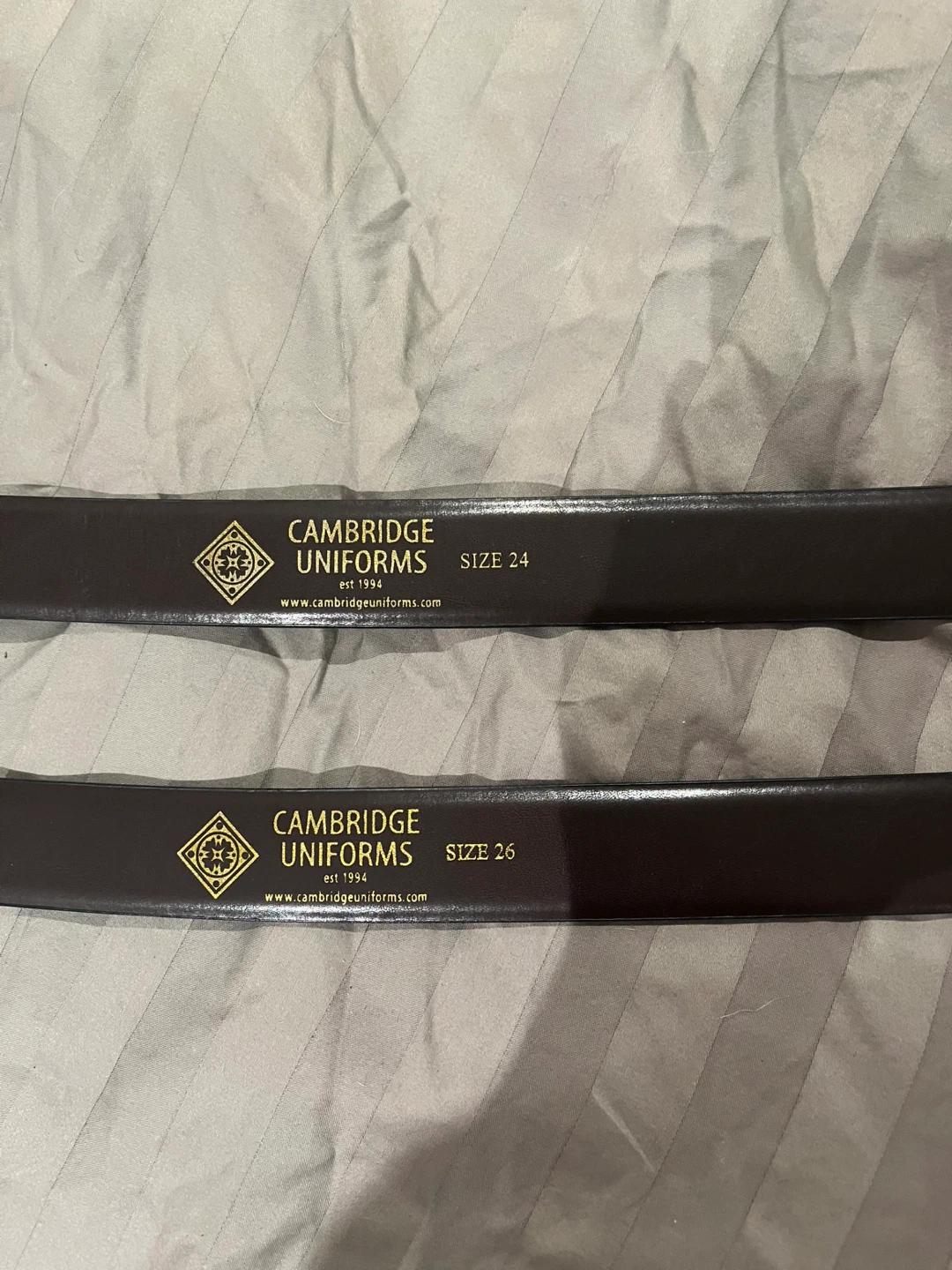 Cambridge Uniforms Belts - Size 24 & 26