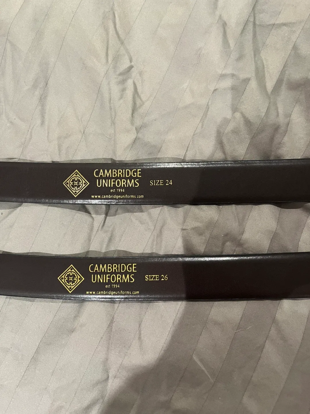 Cambridge Uniforms Belts - Size 24 & 26 thumbnail
