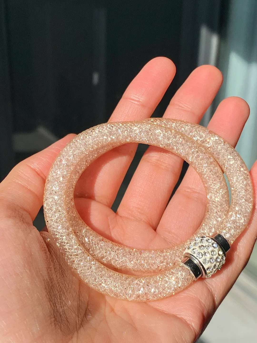 Sparkly Crystal Mesh Bracelet thumbnail