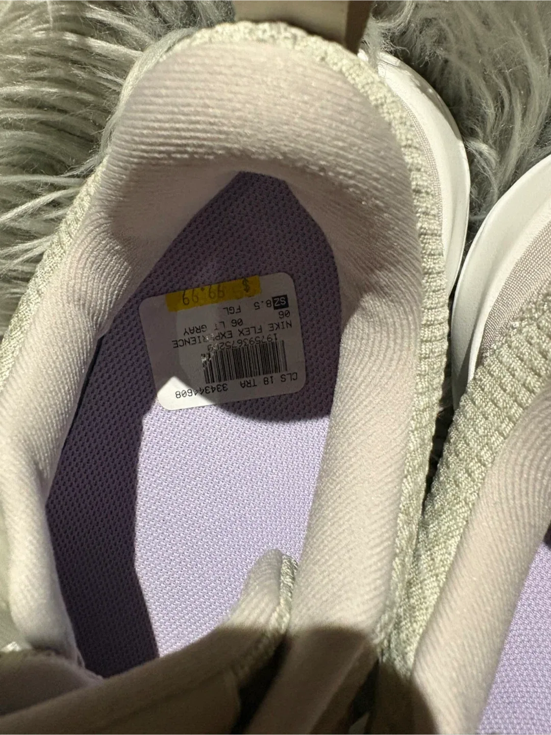 Nike Flex Experience RN 12 Gray, Size 8.5 image indicator(5)