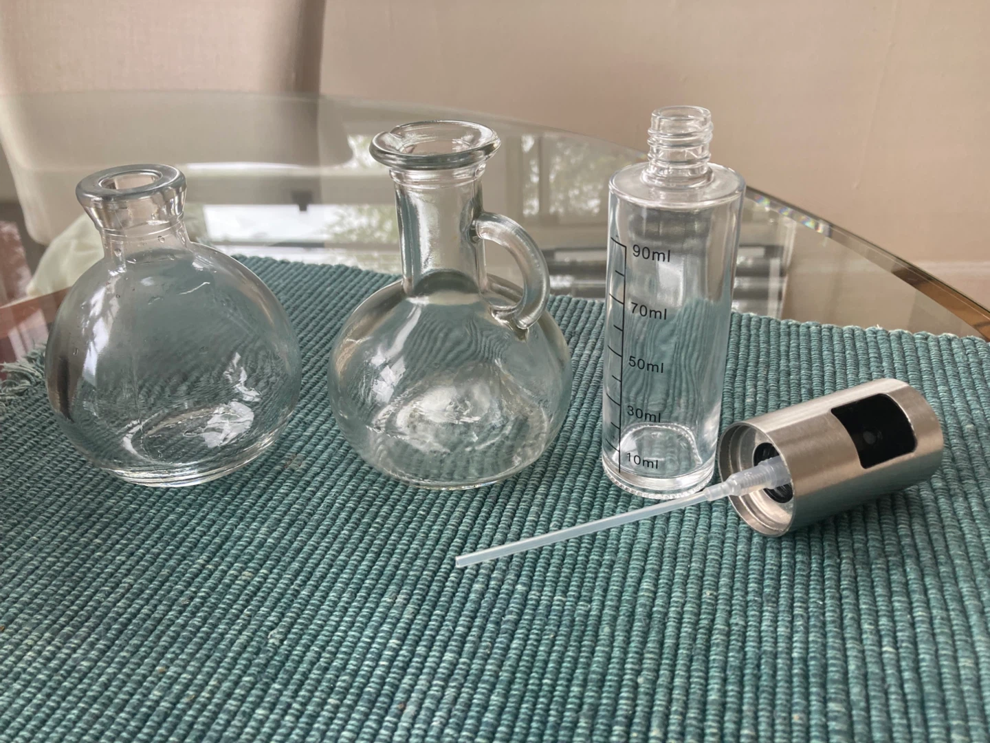 Oil Sprayer/Dispenser & Oil & Vinegar bottles