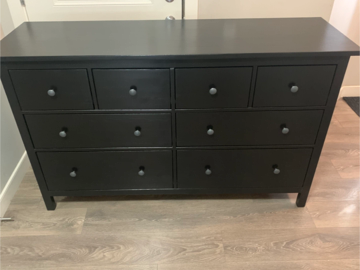 Black Dresser with 8 Drawers - photo 5