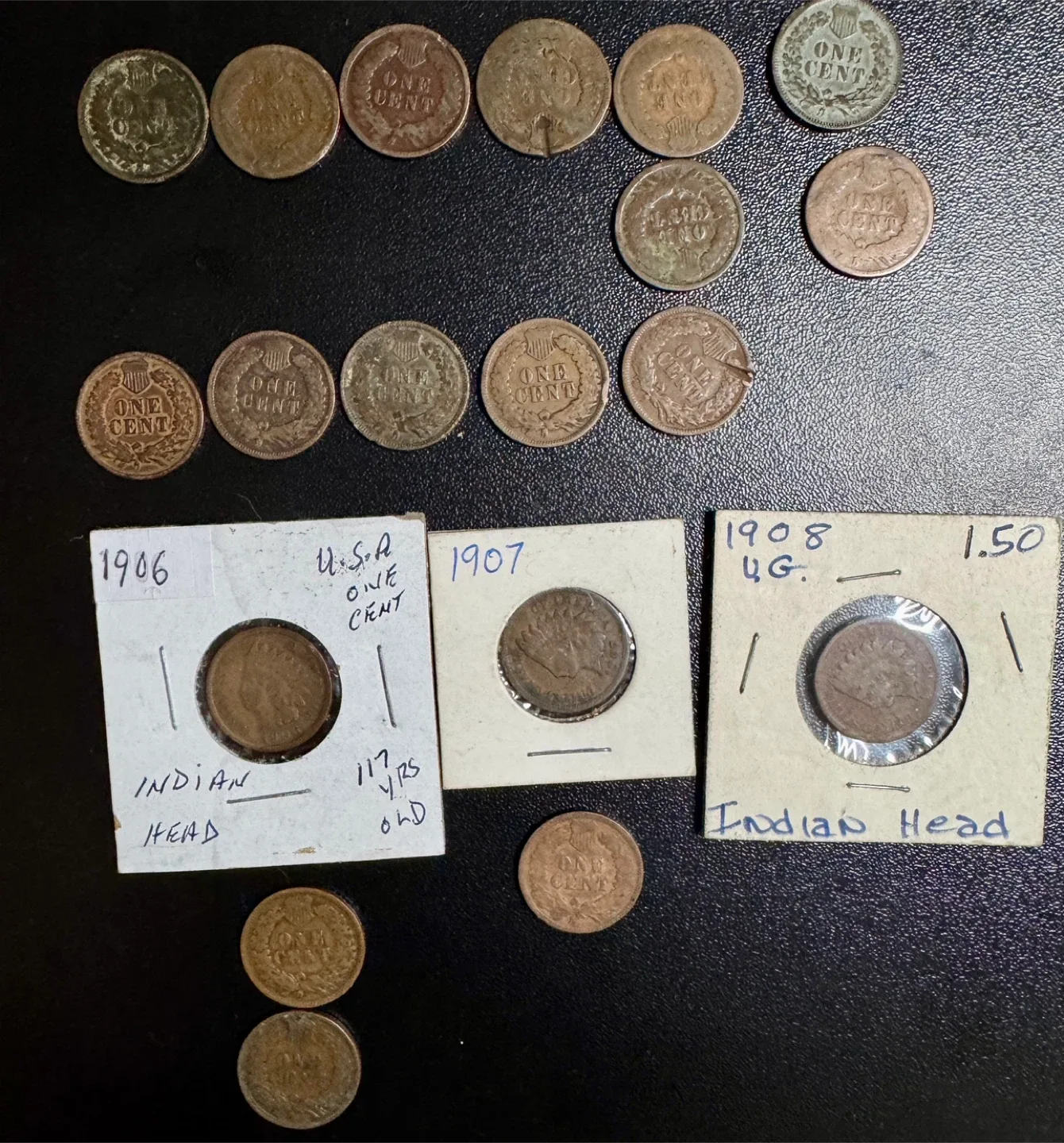 Vintage Indian Head Pennies 1864 - 1908 - Collectible Coins image indicator(10)