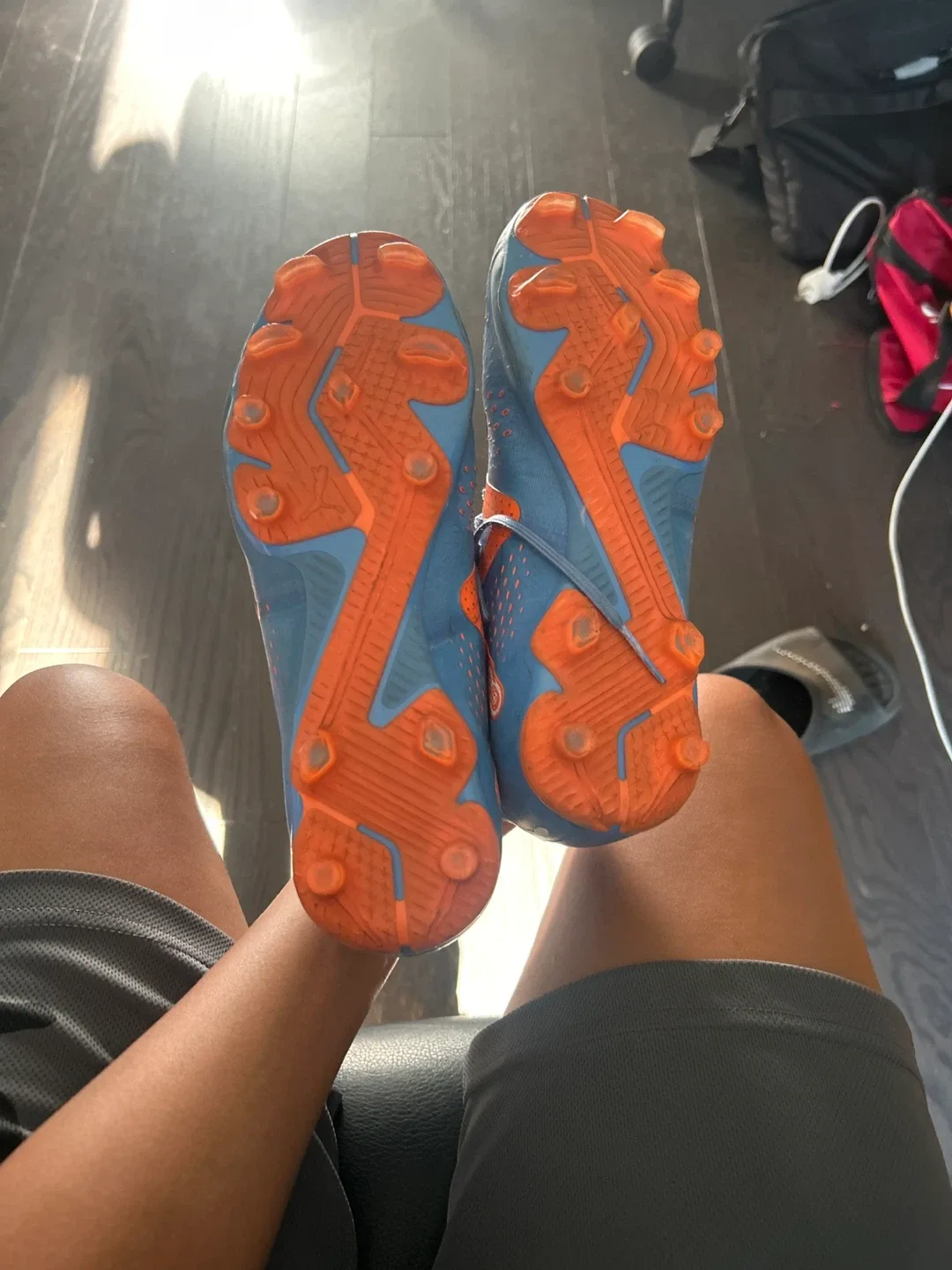 Puma Soccer Cleats - Blue & Orange image indicator(2)