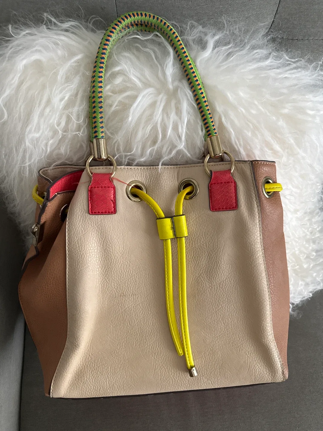Colour Block Tote Bag thumbnail