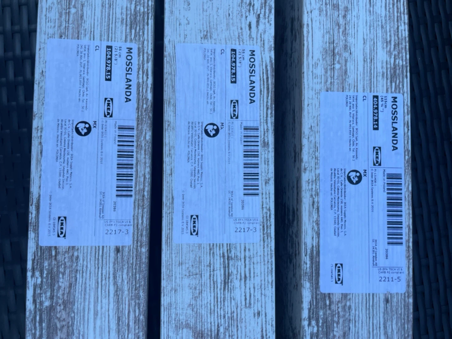 IKEA Mosslanda Picture Ledge White (Set of 3) - photo 5