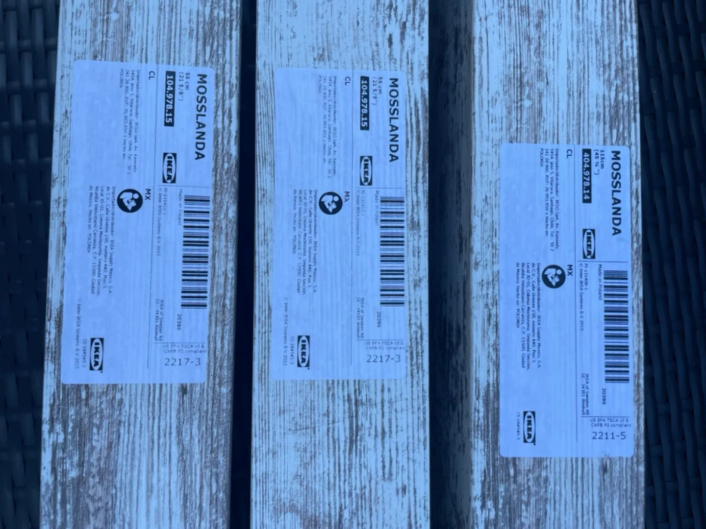 IKEA Mosslanda Picture Ledge White (Set of 3) image indicator(5)