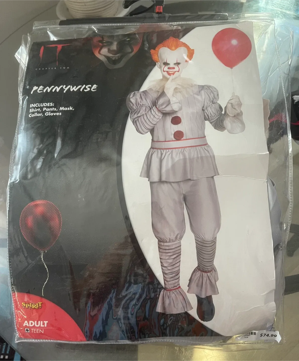 Pennywise IT Chapter Two Adult Costume - Spirit Halloween