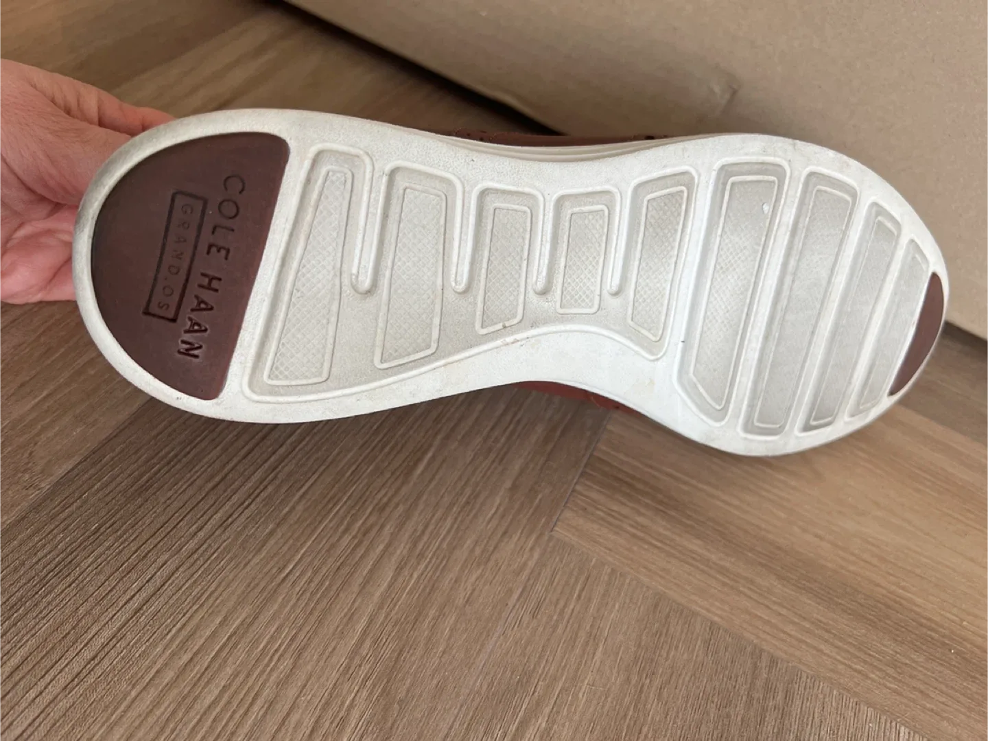 Cole Haan Brown Leather Oxford Shoes image indicator(2)