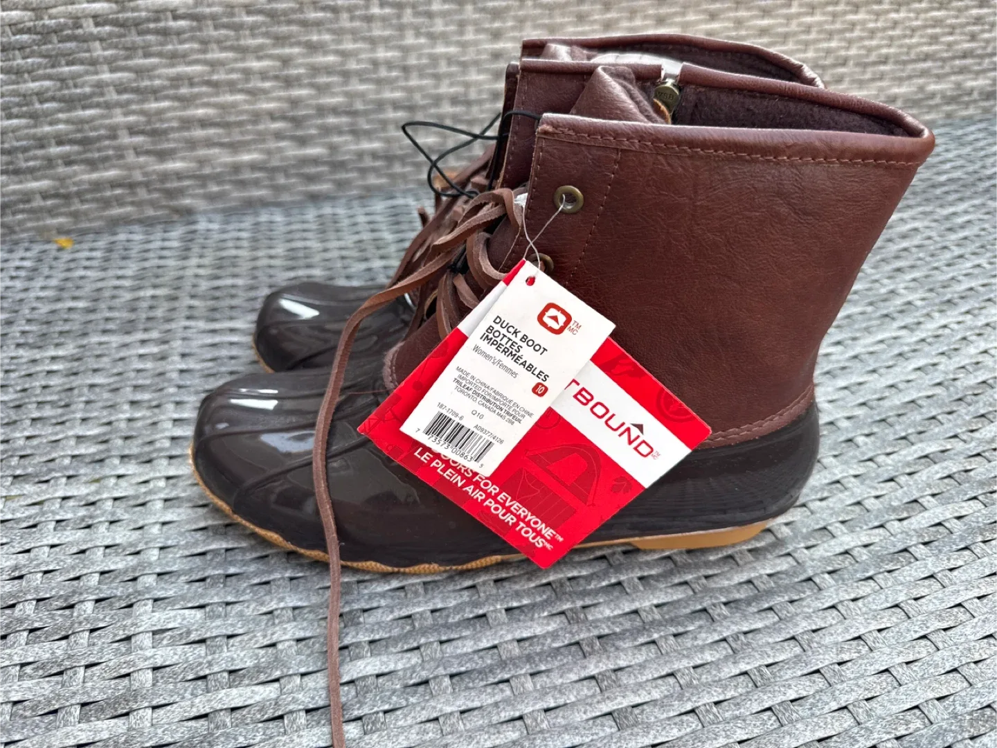 New Outbound Duck Boots - Size 10 thumbnail
